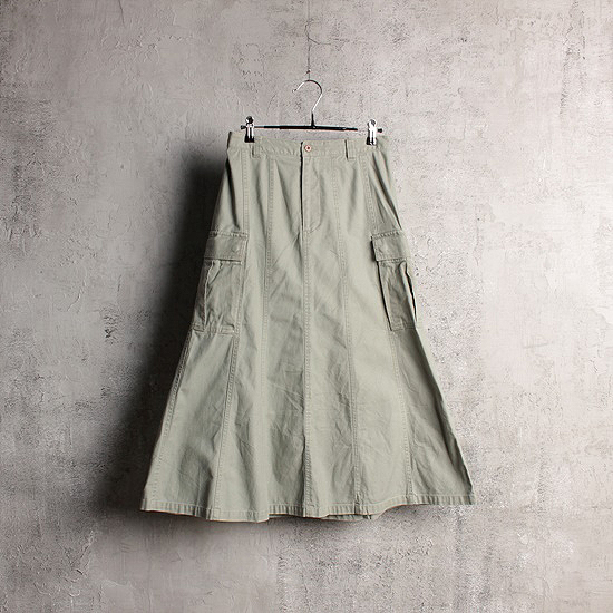 vtg cotton long skirt
