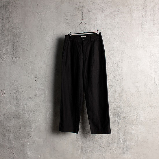 Margaret Howell black linen 100% pants (26inch)