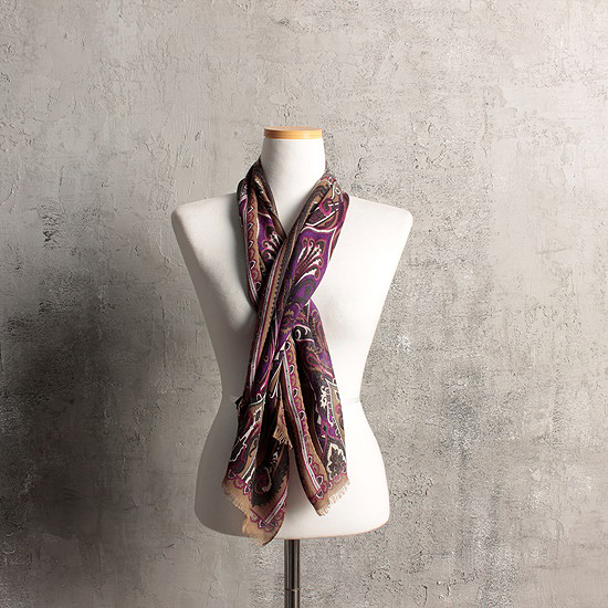 ETRO wool silk scarf