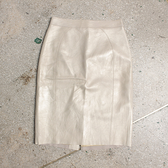Elie Tahari real leather skirt (26)
