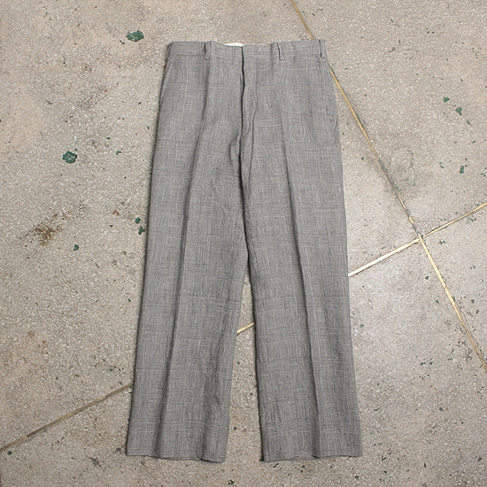 vtg BURBERRY linen slacks pants (30.7inch)