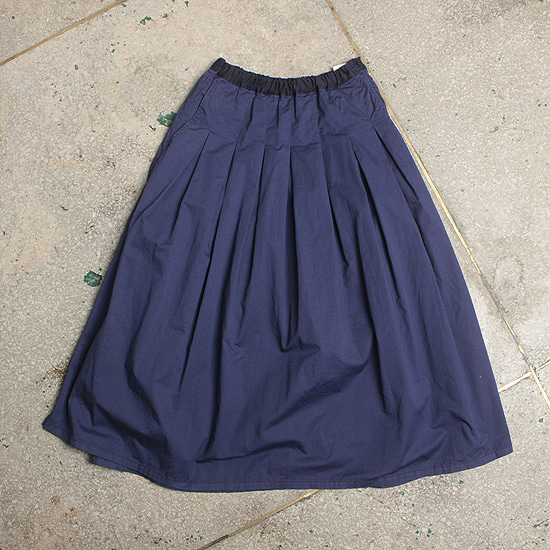 DEEP BLUE banding wide skirt (free)