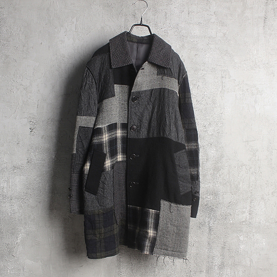 GO LIKE-O crazy pattern wool coat