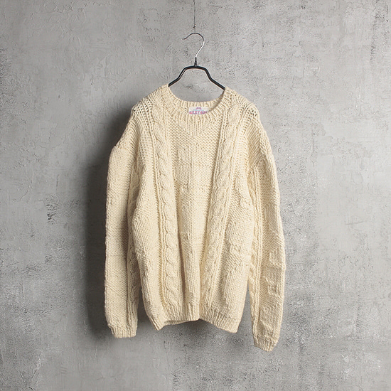 vtg Milky girl wool knit