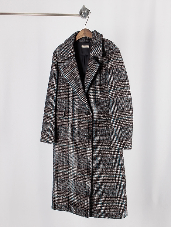 Epoca tweed wool coat