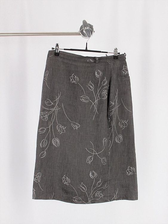 MAX MARA floral pattern skirt (27.1 inch) - ITALY MADE